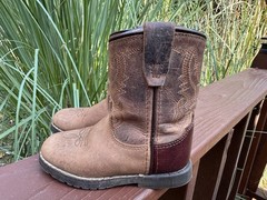 Smoky Mountain Boots Brown Style 3662T Boys Size 8 R Autry Cowboy Fall