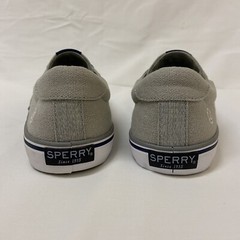 🔥 Big Kid Size 3 🔥 SPERRY Spinnaker Washable Sneaker Boat Shoe Grey Navy Blue