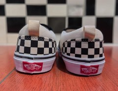 Vans – Asher – Checkerboard – Slip On – Sneakers – ( Size 7y ) Youth Kids