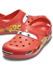 Crocs Lightning McQueen Light Up Disney Cars Red Kids Size J1 NWT