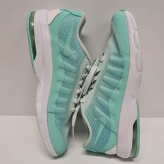 Nike Air Max Invigor Igloo Emerald Rise-White AH5263-300 2Y Youth New W/Defects