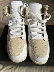 Jordan 1 Mid SE Craft Inside Out Tech Grey GS FB9142-120 White Grey Beige 6Y