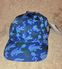 Lacoste x Minecraft Kids Creeper Camo Hat – Organic Cotton (Size 2-5Y) new w/tag