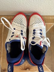 Size 6Y – Nike Air Max 270 Low Red Blue White Kids Youth Shoes USA Patriotic
