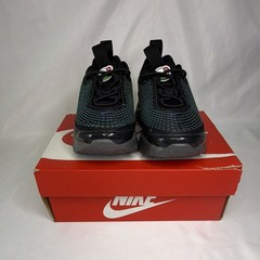 Nike Air Max DN (PS) Black/White-Hyper Cobalt Elastic Lace 8C $110 Retail