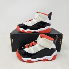 Air Jordan 6 Rings TD ‚White Black Team Orange‘ / DV1344 108 / Toddlers Size 5c