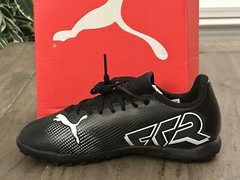 Puma Junior US 13 Future 7 Play TT Jr Style Black # 107737-02 *Damaged Box