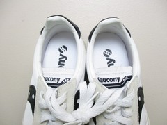 Saucony Trainer 80 Youth Size 3.5 Medium M White Beige Black Sneakers S70884-9