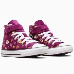 NEW Converse x Willy Wonka Chuck Taylor Hi-Top Swirl Velvet Candy Sneakers 3