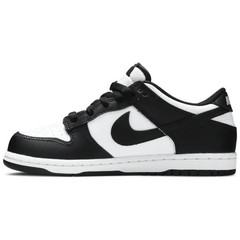 Nike Dunk Low Retro White Black Panda Preschool Children Sneakers New