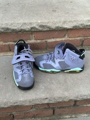 Size 6.5Y- Jordan 6 Retro High Iron Purple