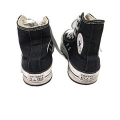 Converse Chuck Taylor All Star 372859F Youth Black Platform Sneakers Size 13