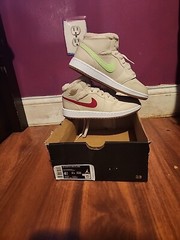 Nike Air Jordan 1 Mid GS Fleece Beige Youth Size 4.5Y DO2207-264