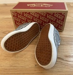 Toddler Size 13 Vans Asher Checker Grey/White NEW (with minuscule sole marks)!
