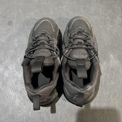Nike Air Max 270 React Shoes Kids Size 12C Triple Black Sneakers BQ0102-004