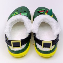 Buddy The Elf Crocs Holiday Lined Comfort-Lined Classic Clogs Kid’s Size J3