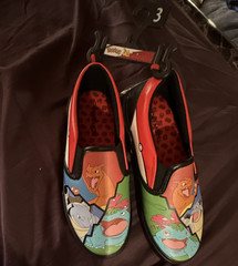 Pokémon Kids Slip-On Shoes US 3 Multicolor Charizard Venusaur Blastoise