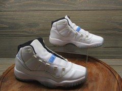 Air Jordan 11 Retro Basketball Shoes Youth Size 6Y White Legend Blue 378038-104