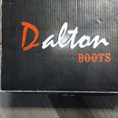 Dalton Boots Estilo 940 Remache Kids Leather Western Zip Boots Brown/Black 5M