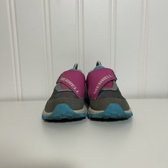 Merrell Moab MK162218 Hook & Loop Blue Pink Gray Unisex Kids Sneakers US 4 EU 35