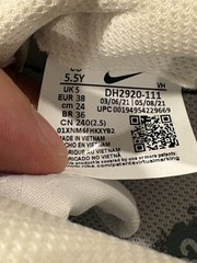 Nike Air Force 1 ’07 Low Triple White DH2920-111 GS Youth Size 5.5Y