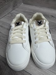 Disney Mickey Mouse Children’s Character Shoes Sneakers White Kids Sz 1