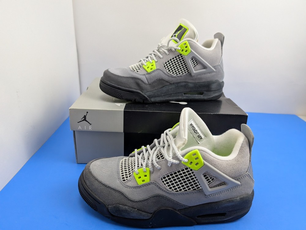 US GS Size 7Y – Nike Air Jordan 4 Retro SE ’95 Neon (CT5343-007)