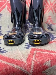 Batman Western Chief Children’s Rain Boots Galoshes with Cape Size 13 NEW