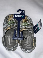 Rugged Shark Comfort Eva Clogs Size 10 Camouflage Waterproof Slip On