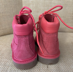 Timberland Premium Waterproof Boots | Toddler Kids Size 4 | Pink Nubuck