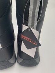 Lands‘ End Snow Flurry Insulated Boot Black Youth US 2 M Style 525909