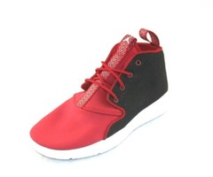 YOUTH JORDAN ECLIPSE CHUKKA BP 881455-001 BLACK/WHITE GYM RED-WHITE