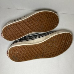 Vans Doheny Black Gray & White Checker Skate Shoes Youth Size 4 Checkerboard