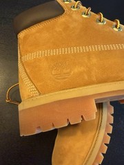 Timberland® Premium 6-Inch Boot – Big Kid – Wheat Size US4 -EU 36 New Unisex