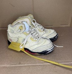 Jordan Air 5 Retro CV4827-100 Off-White Sail – Size 11c US Conditon As Pictured