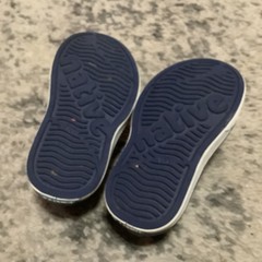 Native Jefferson Shoes Kids Size C6 Regatta Blue Shell White Waterproof Slip On