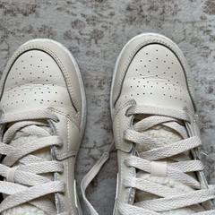 Jordan 1 Mid Utility Fleece Pearl White (GS) DO2207-264 Size 6Y