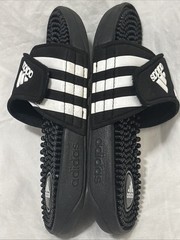 Adidas Adilette Slide Hook & Loop Sandals Shoes Kids Size 13 Dimple Sole