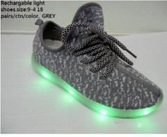 LED Light Lace Up Luminous Shoes Sportswear Sneaker Unisex Casual New Year Eve