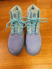 Timberland Premium x Spongebob Patrick Jelly Fish Blue Boots Kids Sz 3 Wm 5 CUTE