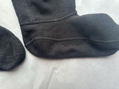 Hunter Rocket Ship/ Moon Boot Socks Kids Large Black Fleece Cuff Liner Unisex