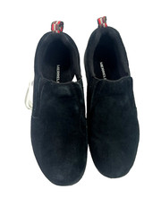 Merrell Boys Black Suede Jungle Moc Shoes Size 5 M Hiking Walking Slip On