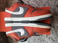 Nike Dunk Low PS Size 3Y College Orange 2006