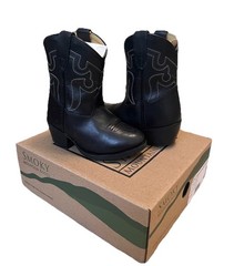 EUC Toddler’s Smoky Mountain Boots 3032T “Denver” Black Western Boot size 7