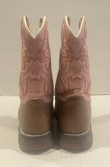 Durango Kids 8” Western Boot Size 1.5M BT287 Tan Pink