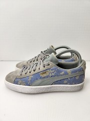 Puma Suede Classic Sneakers Kids Size 6.5C Blue/Gray Athletic Lace Up Shoes