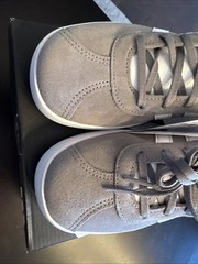 Size 6 Kids Adidas ID6314 Grey White VL Court 3.0 Shoes Sneakers