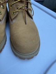 Timberland Boys Premium Waterproof Boots Wheat 12909 Size: 7