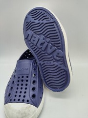 Native Jefferson Unisex Kids Low Top Shoes Regatta Blue/White Size C6 #1519