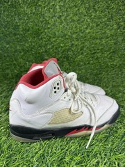 Nike Air Jordan 5 Retro 2020 Mid Fire Red Sz 7y